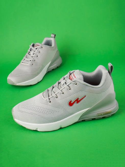 NORTH PLUS Grey Men's Running Shoes